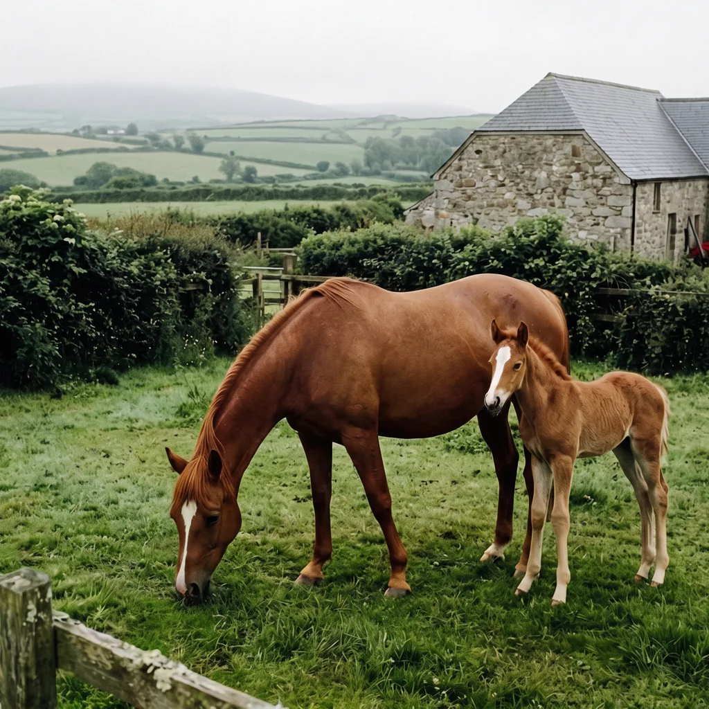 Élevage de chevaux au Haras d'Antares, Lesterps