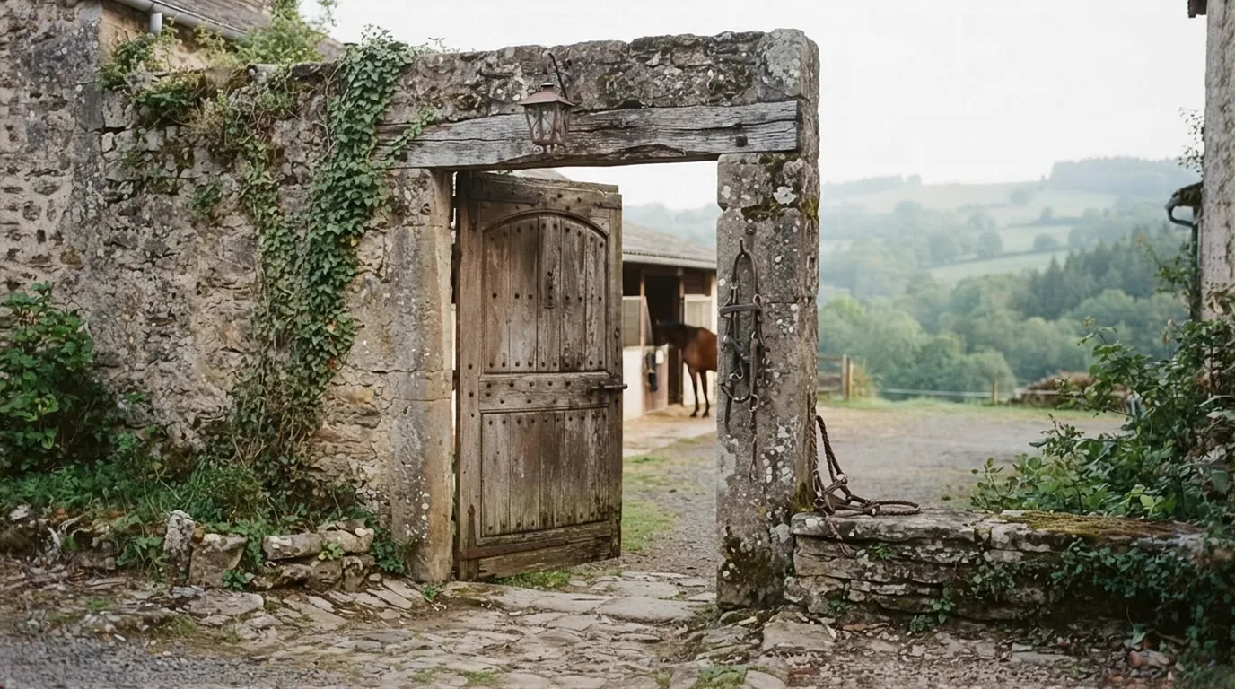 Entrée du Haras d'Antares, centre équestre à Lesterps